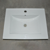 Cabinet Sink White Rectangular Bathroom Vanity Counter Top Basin