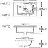 Rectangular Vanity-top Large Square Bathroom Sink