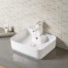 Porcelain Vanity Large Corner Bathroom Sink