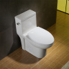 Contemporary Siphonic One Piece Comfort Height Elongated Toilet For Hotel Bathroom