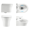 White Color Wall Mount Toilet Chinese Girl Go To Bidet Wall Hung Toilets Ceramic