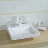 Contemporary Art Design Over The Counter Bathroom Sink With Durable Ceramic