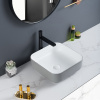 Grey Modern Single Ceramic Wash Basin