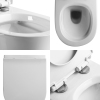 Bathroom Washdown Modern Wc Wall hung Ceramic S-trap Sanitary Ware Toilets Bowl