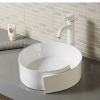 Designed Round Shape Ceramic Bathroom Sink