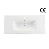 Vitreous China Rectangular Vanity Top Bathroom Cabinet Wash Basin