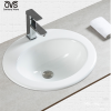 Bathroom oval shape ceramic basin wash basin undermount sink