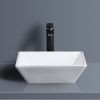 Above Counter Easier Installation White Color Ceramic Utility Sink