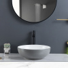 Deep And Rounded Edges Counter Top Basin Price With No Seams Non-Leakage