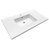 High end design rectangular bathroom hand wash basin square shape bathroom basin luxury bathroom sink with vanity