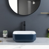 Sleek European Inspired Modern Contemporary Bathroom Sink Over The Counter