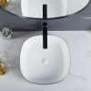 Square Porcelain Wash Basin Price Above Counter Bathroom Vessel Sink