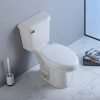 Comfort Height Skirted Two Piece Toilet White