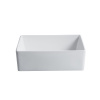 Porcelain Deep Kitchen Sinks Single Bowl Ceramic With Non-Porous Glazed Surface